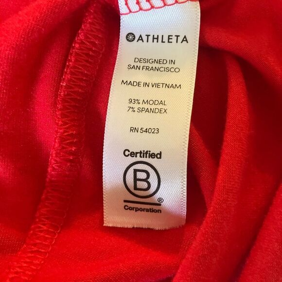 Athleta SANTORINI HIGH NECK SOLID DRESS Size Small - Picture 6 of 7
